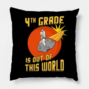 4th Grade is Out of This World Back to School Astronaut Pillow