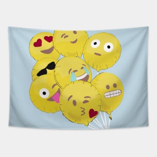 Emoji balloons Tapestry