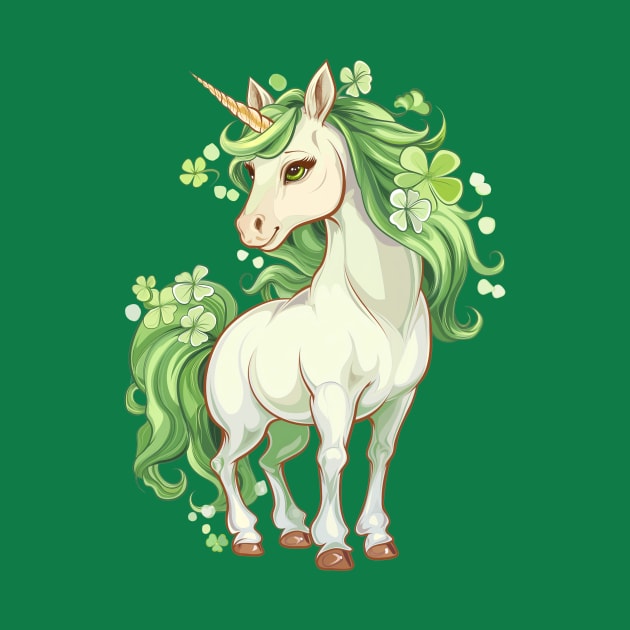 Unicorn St. Patricks Day by Wintrly