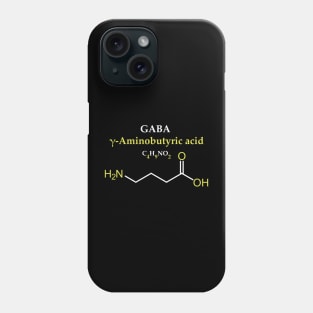 GABA gamma aminobutyric acid Molecule Original Concept Phone Case