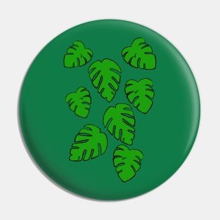 Tropical Palm leaves Pin