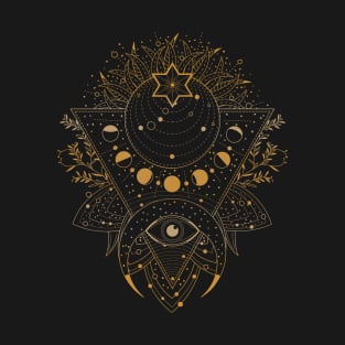 Sun and Moon | Cosmic Wedding T-Shirt