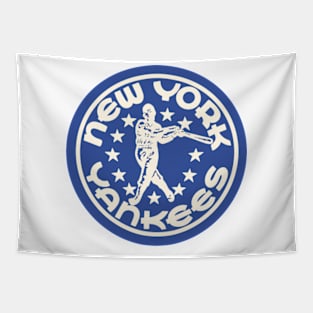 New York yankees blue Tapestry