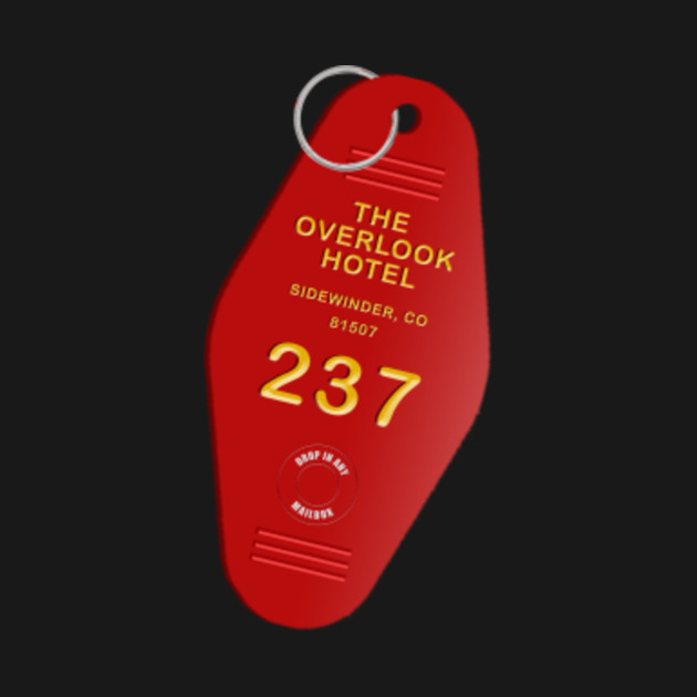 Hotel Overlook Room 237 Key Fob Horror Gift Shirt