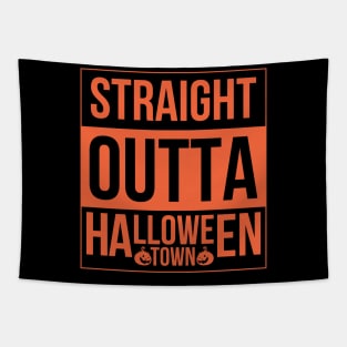 Straight Outta Halloween Town Tapestry