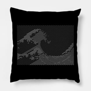 "Eternal Swell Remastered: The Great Wave of Kanagawa Revival" Pillow