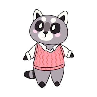 Chibi Raccoon Critter T-Shirt