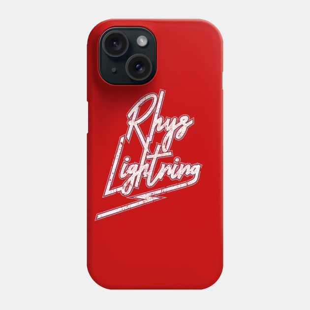 Rhys Lightning Phone Case by huckblade