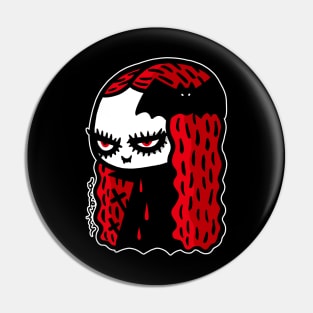 Red vampire girl Pin