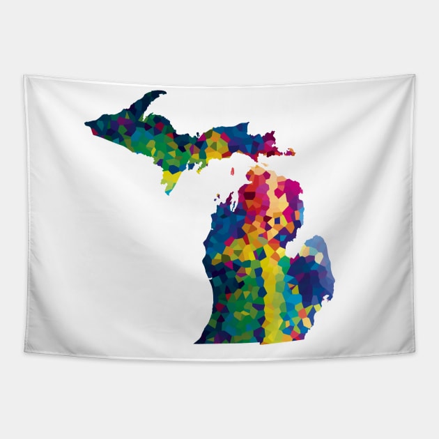 Michigan Rainbow Scales Tapestry by UnderwaterSky