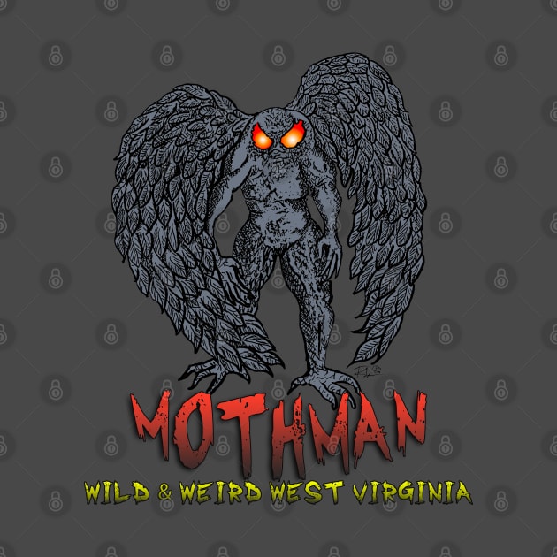 Mothman (Art Series Wild&WeirdWV) by theartofron