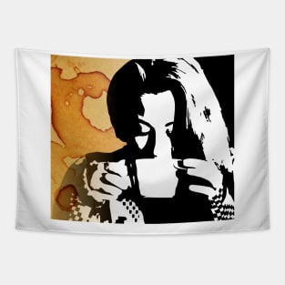 Girl Drink - Coffee Series Tapestry