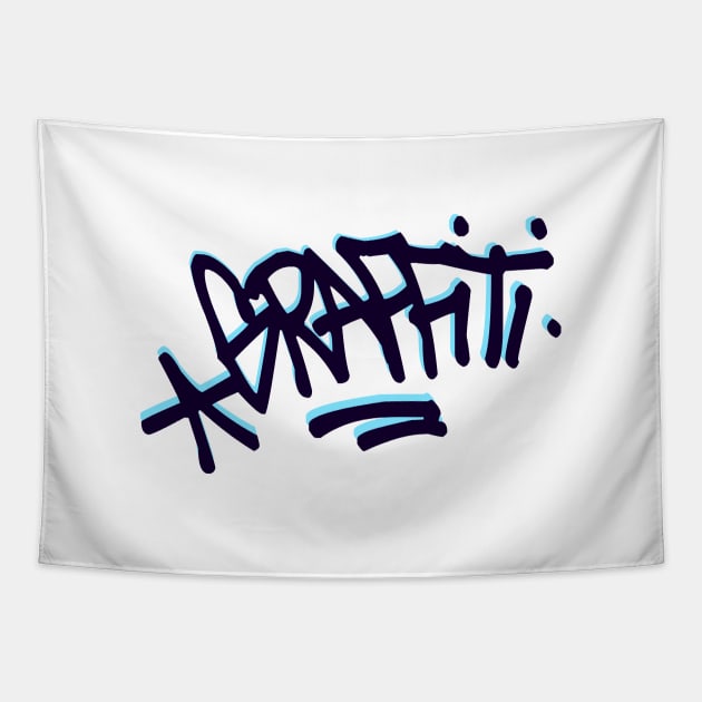 Graffiti Tag Tapestry by FelippaFelder