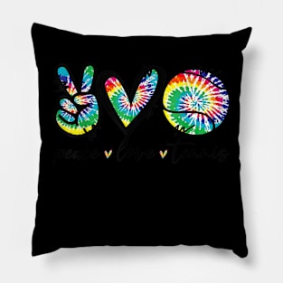 Peace Love Tennis Cute Design for men Women Teen Little Girl Pillow