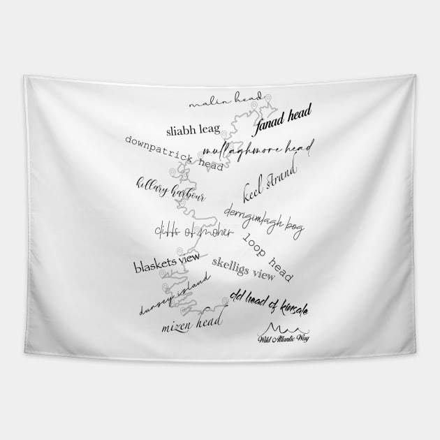 Wild Atlantic Way, Signature Discovery Points Tapestry by WildLunaticIreland