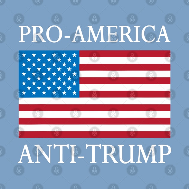 Pro-America Anti-Trump - American USA Flag Resist by LEGO