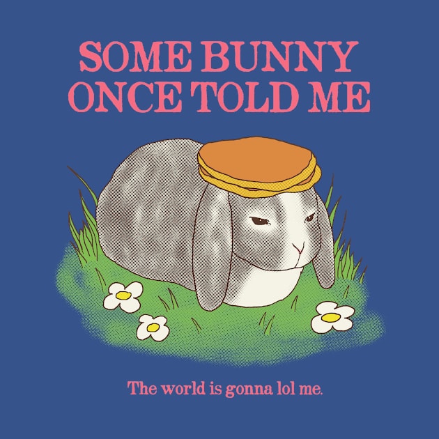 Somebunny Once Told Me by Hillary White Rabbit