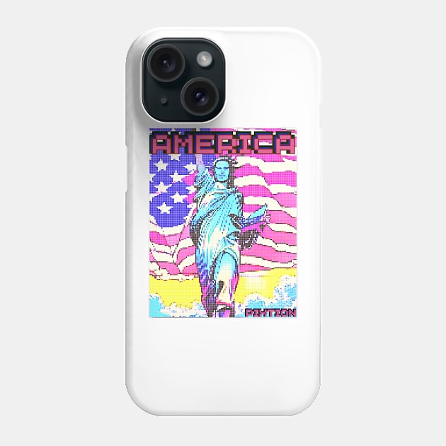 America Phone Case by pixtion