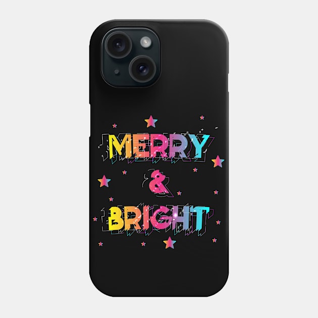 Merry and Bright Phone Case by MZeeDesigns