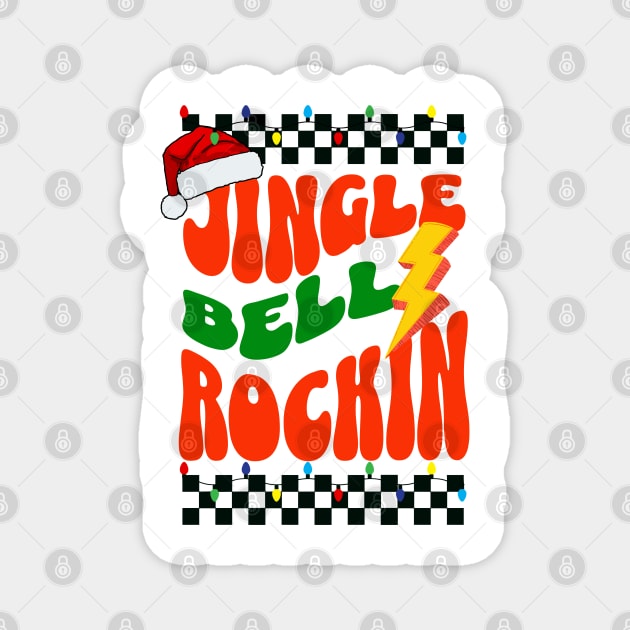 jingle bell rockin Magnet by MZeeDesigns