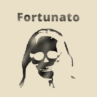 Madeline Usher promoting Fortunato's products T-Shirt