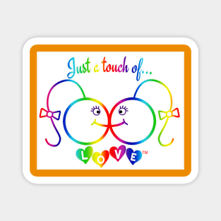 Just A Touch of LOVE - LGBTQIA+ Females - Vertical - Front Magnet