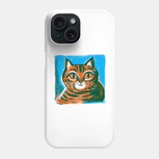 Red Cat Phone Case