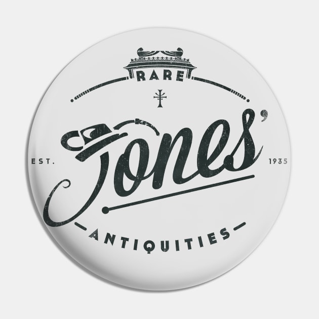 Jones' Rare Antiquities - coal black Pin by HtCRU