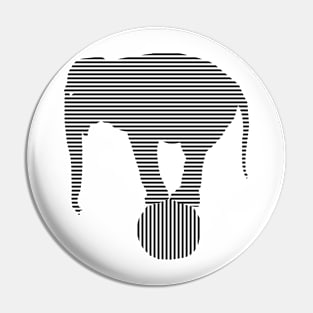 Line elephant art design Pin