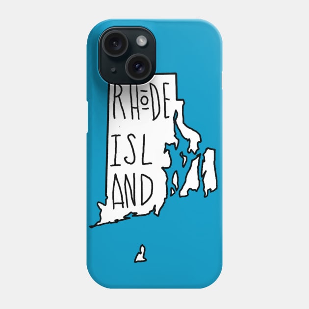 The State of Rhode Island - No Color Phone Case by loudestkitten