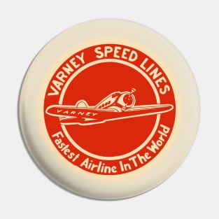 Varney Speed Lines Pin