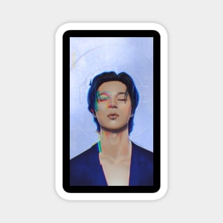 Face cover fanart Magnet