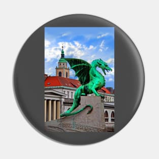 Dragon Bridge, Ljubljana, Slovenia Pin