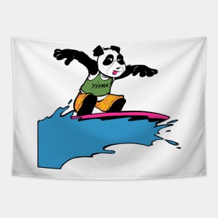 Panda Surf Tapestry