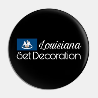 Louisiana Set Dec Flag 1 Pin