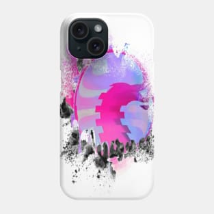 Towering wave graffiti abstract Phone Case