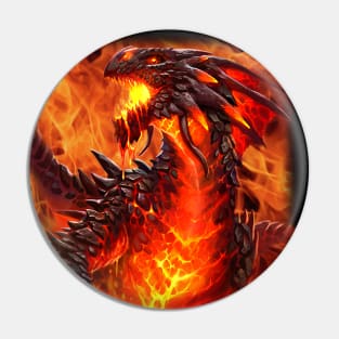 Flames of Destruction Pin