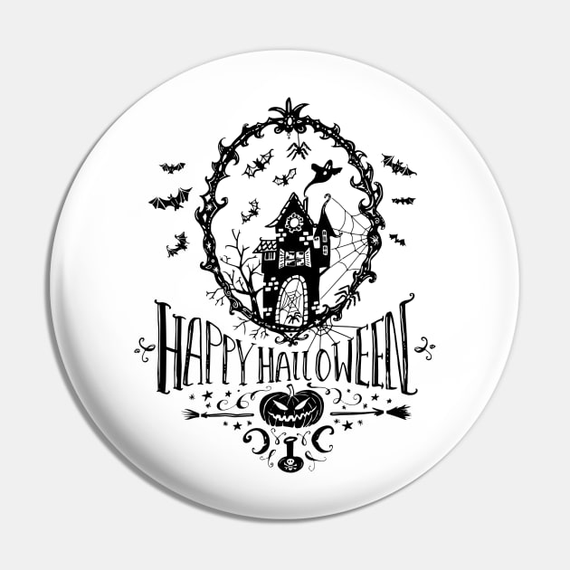 Haunted House Halloween Pin by sabrina.seeto@gmail.com