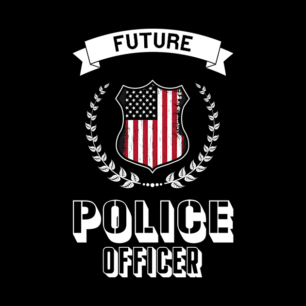 Kids Future Police Officer by 5StarDesigns