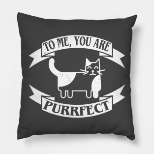 To me, you are purrfect. Love catually. Pillow