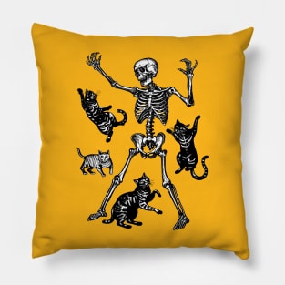 The Undead Dancing with Medieval Cats - Jitterbug Pillow