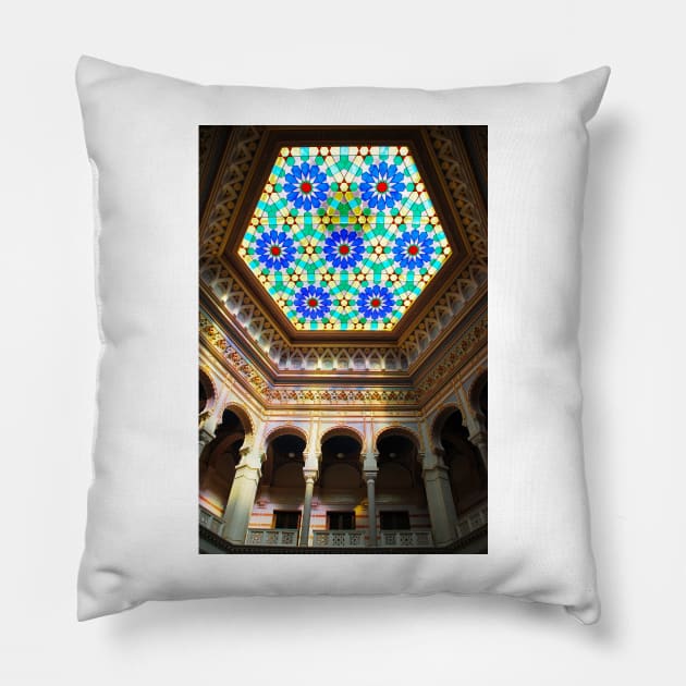 Sarajevo City Hall Pillow by jojobob