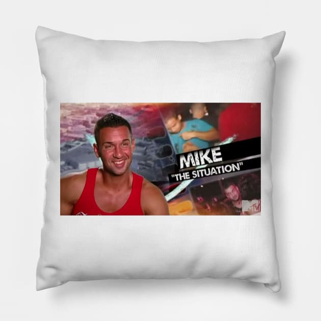 The Situation Jersey Shore Pillow by vhsisntdead