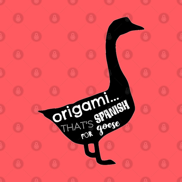 Origami...That's Spanish for Goose! by yaywow