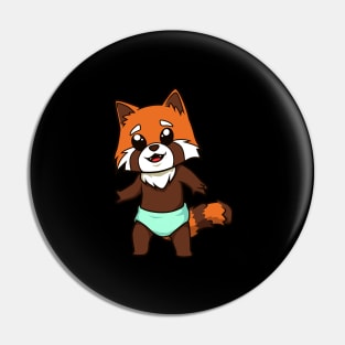 Kawaii Baby Red Panda Pin