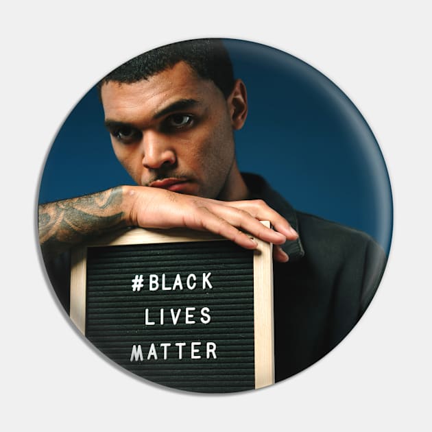 Black Lives Matter Chalkboard Pin by Kadeda RPG