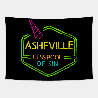 Asheville, Cesspool of Sin Tapestry