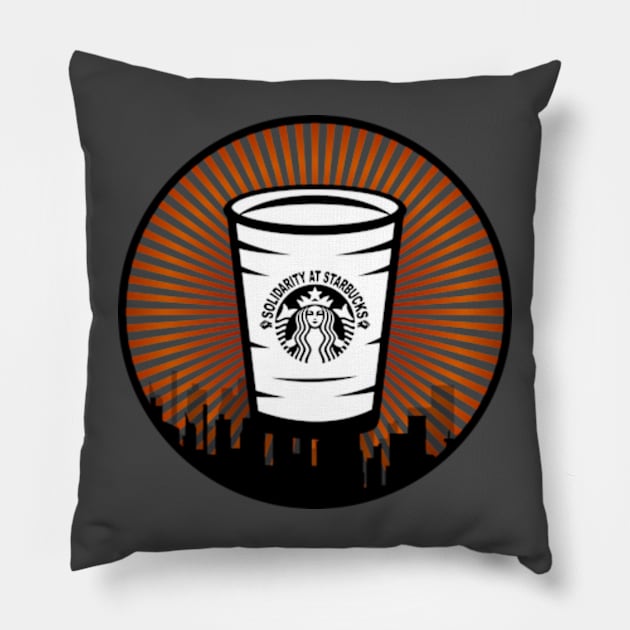 Starbucks Solidarity Pillow by WorldMusicGal