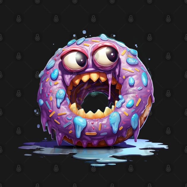 Monster donut, Halloween by WorldByFlower