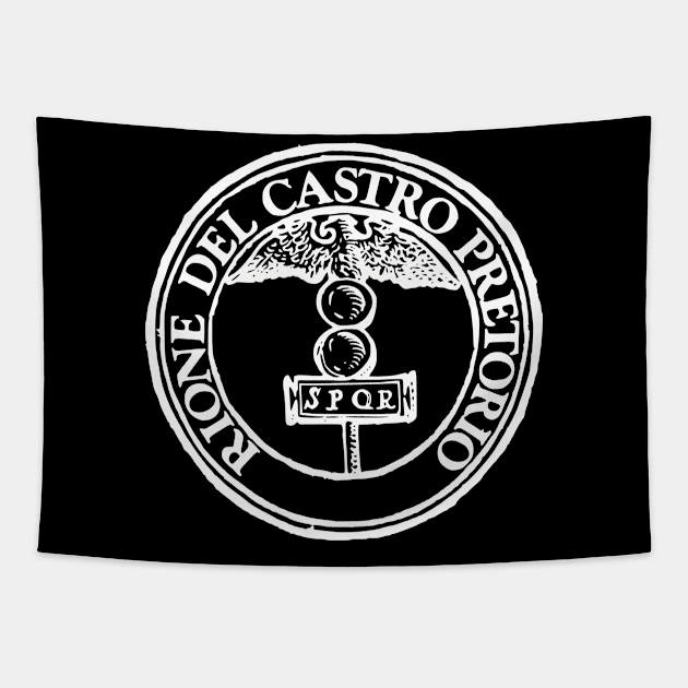 Rione Castro Pretorio w-text Tapestry by NextStop